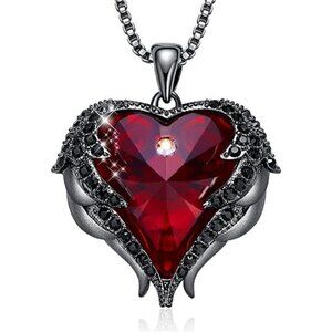 Necklace for Women - Heart-Shaped Silver or Gold Pendant